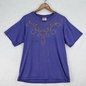 Vintage Oneita Shirt Mens Large‎ Santa Fe NM Southwestern Rope 90s USA Made